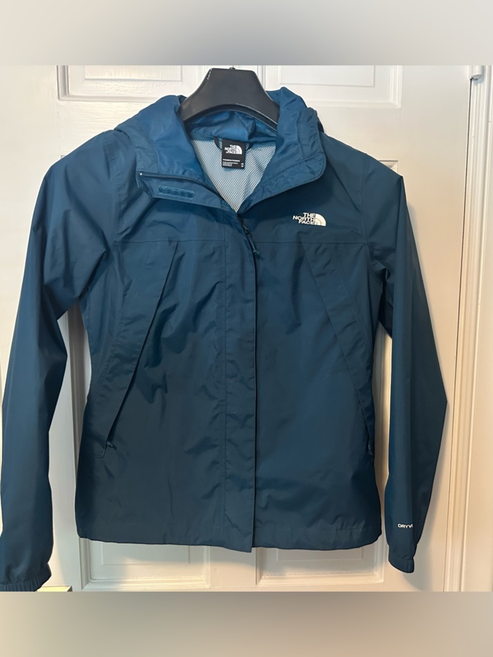 The North Face Women's Antora Jacket, Midnight Petrol (Teal), Waterproof, XS